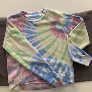 Aritzia TNA Tie Dye Updrift Sweater